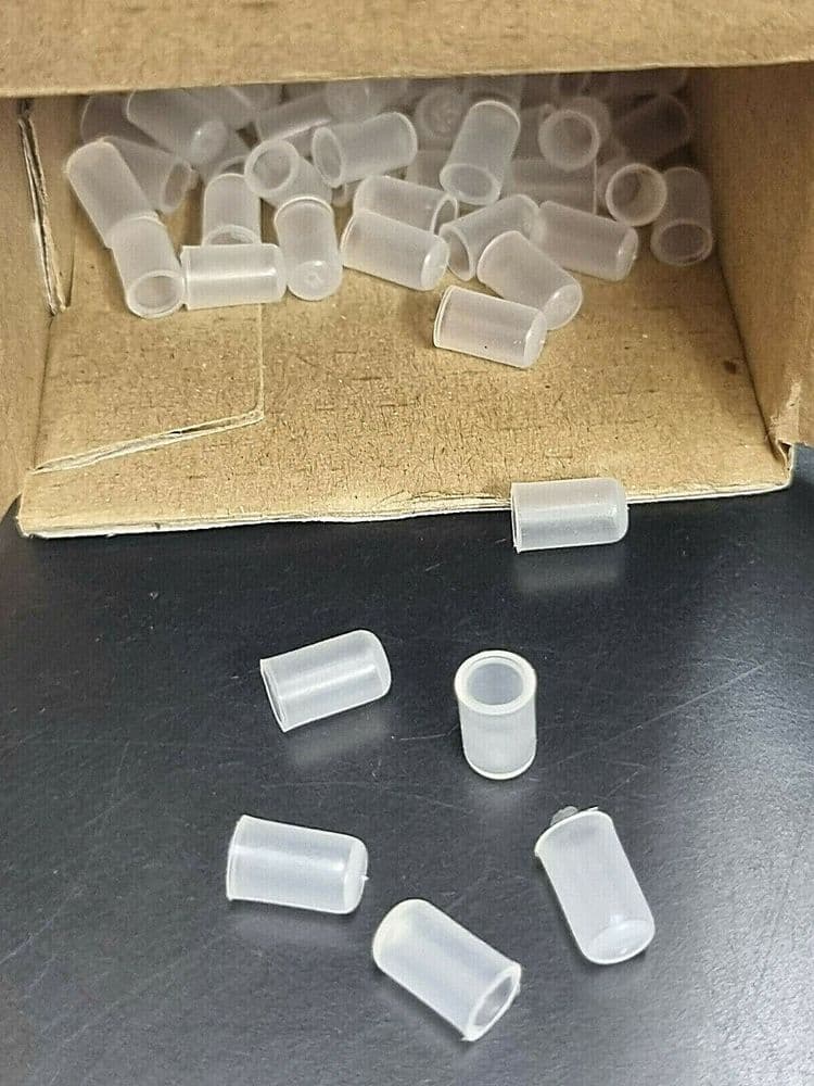 200 Roman Blind Clear End Caps for 4mm Fibreglass Rods Fiberglass